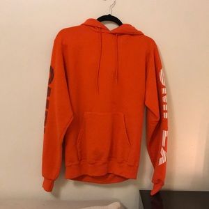 Orange Complex Champion hoodie